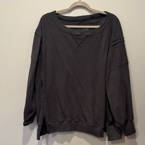 American Eagle Outfitters Charcoal Knit Sweater